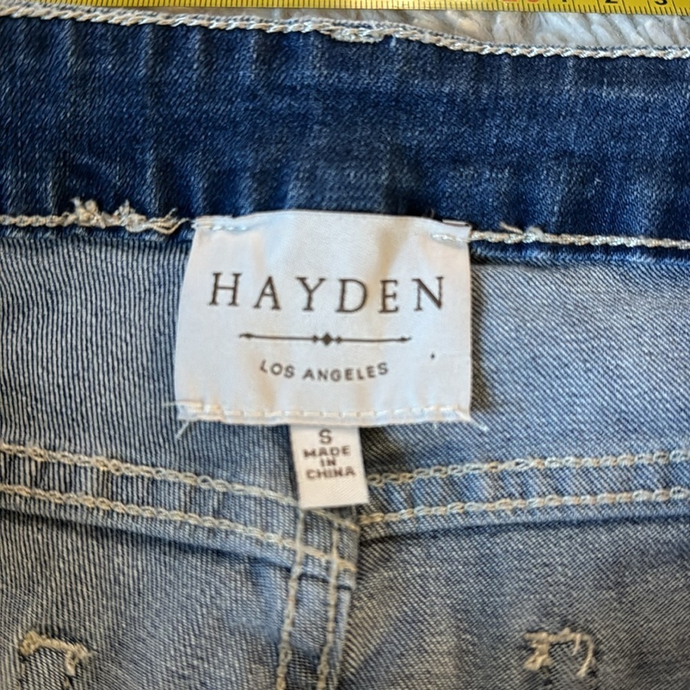 Hayden Stretch Snap Contrast Panel Jeans Size Small - Picture 12 of 15
